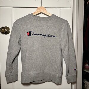Champion Kids Gray Crewneck Sweatshirt